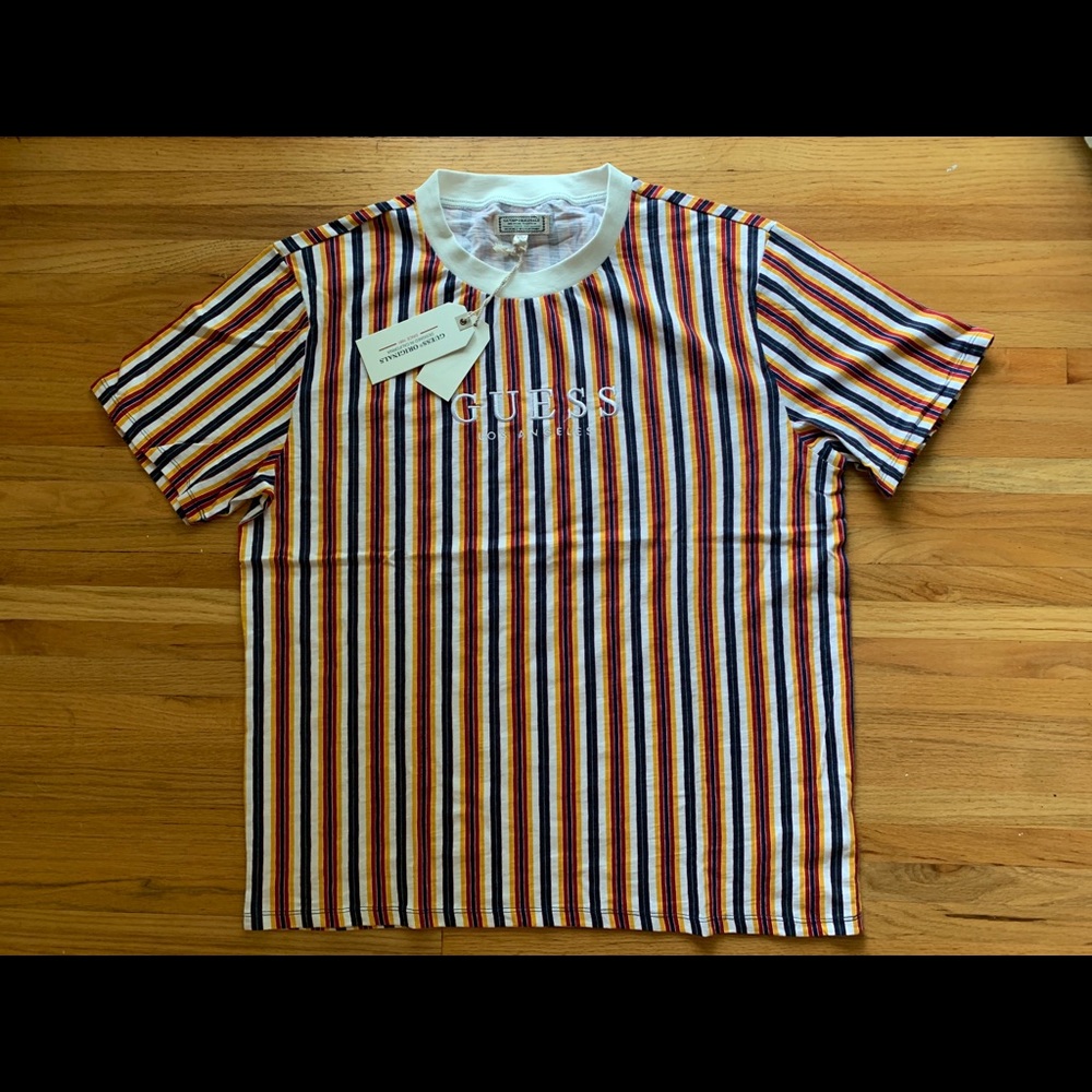 Guess Los Angeles Striped T Shirt